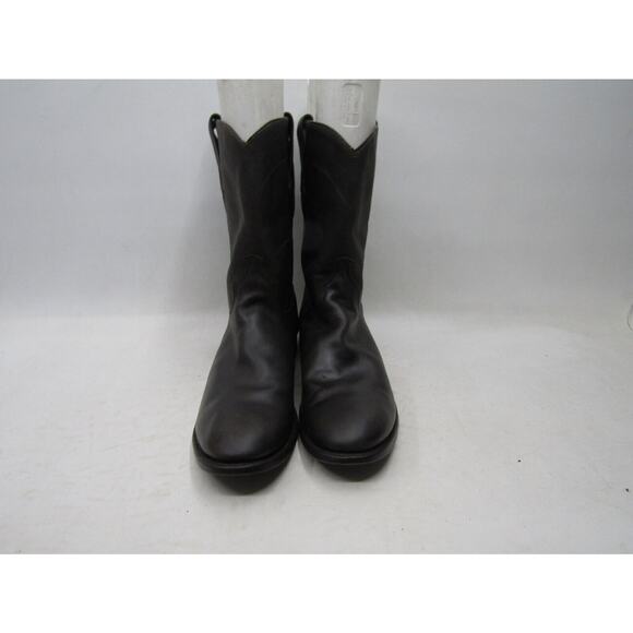 Resistol Ranch Mens Size 12 EE Brown Leather Roper Cowboy Western Boots main image 4